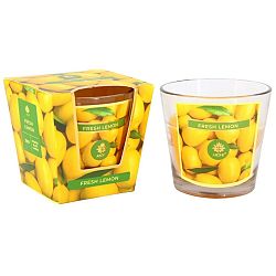 Arome Vonná svíčka ve skle Fresh Lemon, 120 g