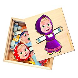 Bino Máša a medvěd, oblečení puzzle