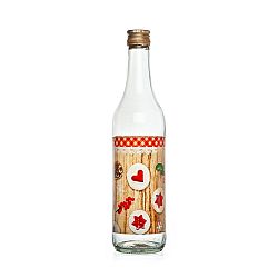 Cerve Skleněná láhev s víčkem Cookie 0,5 l