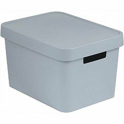 Curver Úložný box s víkem INFINITY 17 l, šedá