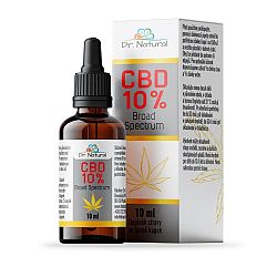 Dr.Natural CBD olej 10% Broad Spectrum, 10 ml