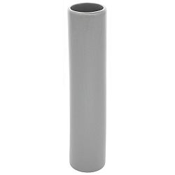 Keramická váza Tube, 5 x 24 x 5 cm, šedá