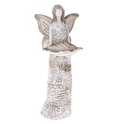 Keramické pítko Anděl, 14,2 x 37,2 x 11,6 cm