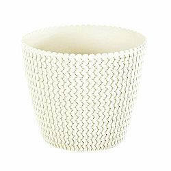 Obal na květináč Splofy krémová, pr. 26 cm