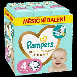 Pampers Pleny Premium Care 174 ks, velikost 4