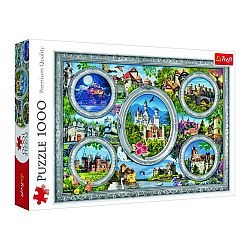 Trefl Panoramatické puzzle Světové zámky