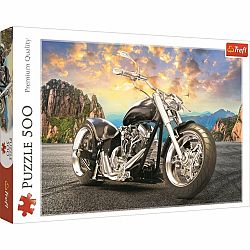Trefl Puzzle Černá motorka, 500 dílků
