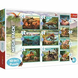 Trefl Puzzle Dinosauři, 10v1