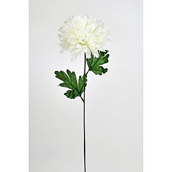 Umělá květina Chrysantéma 50 cm, bílá