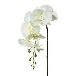 Umělá Orchidej bílá, 86 cm 305303-50