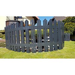 Zahradní plůtek Mega antracit, 4,7 m 
