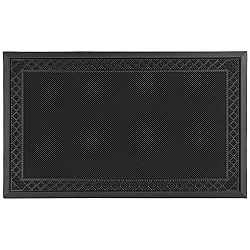 Dveřní Rohožka Linus, 60/80cm, Černá