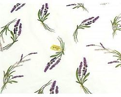 APETIT Ubrus LAVENDER průměr 140cm, PVC
