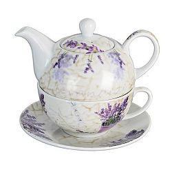 Čajová souprava porcelánová LEVANDULE