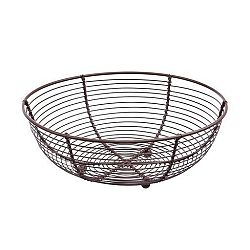 Košík na ovoce drát pr. 25 cm BROWN
