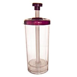 Plastový mechanický šlehač s pístem, 0,6 l