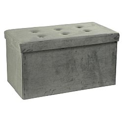 Sedací Lavice Velvet Šedá