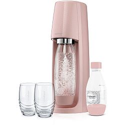 Spirit Růžový výrobník perlivé vody SODA