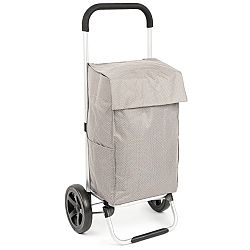Aldotrade VIENA šedá nákupní vozík