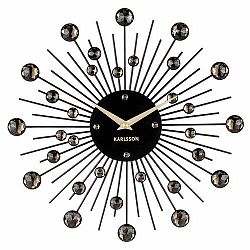 Karlsson 4860BK Designové nástěnné hodiny, 30 cm