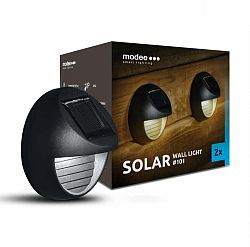 Modee LED solární nástěnné svítidlo ML-WS101, 2 ks