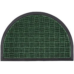 Trade Concept Gumová rohožka půlkruh zelená