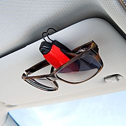 Magnet 3Pagen 2 klipy na brýle do auta červená+modrá
