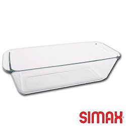 Simax skleněná forma na srnčí hřbet / chleba 28,5x12x7,6 cm